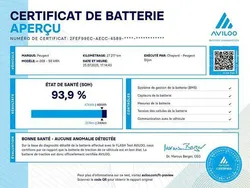 Blanc Utilisé 2022 Peugeot e-208 Allure Citadine | 16 480 € (Prix juste)