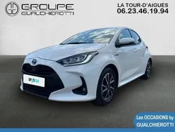 Blanc Utilisé 2021 Toyota Yaris Hybrid Design | 18 990 € (Bon prix)
