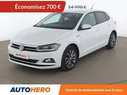Blanc Utilisé 2018 VW Polo Citadine | 14 190 € (Prix juste)