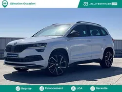 Blanc Utilisé 2021 Skoda Karoq SportLine SUV | 25 980 € (Prix assez cher)