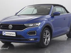 Bleu Utilisé 2021 VW T-Roc Cabriolet R-line Cabriolet | 27 999 € (Prix juste)