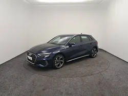 Bleu navarre métallisé Utilisé 2024 Audi A3 Sportback e-tron S-Line Berline | 41 990 € (Prix cher)