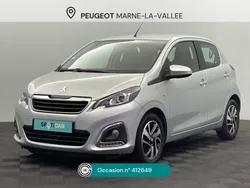 Gris Utilisé 2021 Peugeot 108 Allure Citadine | 10 980 € (Prix juste)