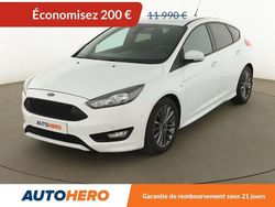 Blanc Utilisé 2016 Ford Focus ST-Line Berline | 11 790 € (Prix juste)