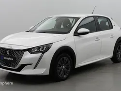 Blanc banquise (o) Utilisé 2021 Peugeot e-208 Business-Line Citadine | 14 499 € (Bon prix)