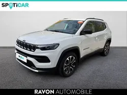 Blanc Utilisé 2022 Jeep Compass Limited SUV | 25 990 € (Prix juste)