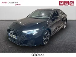 Noir mythe métallisé Utilisé 2023 Audi A3 S-Line Berline | 37 900 € (Prix assez cher)