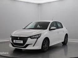 Blanc Utilisé 2020 Peugeot 208 Active Citadine | 10 999 € (Prix juste)