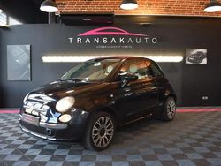 Noir Occasion 2015 Fiat 500C Lounge Cabriolet | 8 490 € (Prix juste)