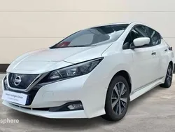 Blanc Utilisé 2021 Nissan Leaf Acenta Citadine | 12 999 € (Prix juste)