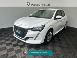 Blanc Utilisé 2021 Peugeot 208 Business-Line Citadine | 9 480 € (Bon prix)