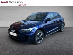 Bleu navarre métallisé noir mythe métallisé Nouvelle 2025 Audi A1 Sportback S-line plus Citadine | 34 890 € (Prix cher)