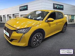 Jaune Utilisé 2020 Peugeot e-208 Active Citadine | 14 290 € (Prix juste)