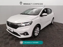Blanc Utilisé 2022 Dacia Sandero Comfort Citadine | 13 490 € (Prix assez cher)