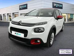Blanc Utilisé 2020 Citroën C3 PureTech Citadine | 10 490 € (Prix juste)