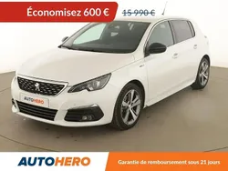 Blanc Utilisé 2019 Peugeot 308 GT-line Berline | 15 290 € (Bon prix)