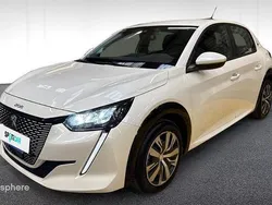 Blanc Utilisé 2021 Peugeot e-208 Business-Line Citadine | 12 219 € (Bon prix)