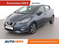 Gris Utilisé 2017 Nissan Micra Citadine | 10 390 € (Prix juste)