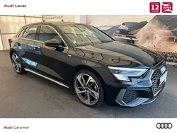 Noir mythe métallisé Utilisé 2022 Audi A3 S-Line | 32 390 € (Prix assez cher)