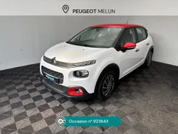 Blanc Utilisé 2019 Citroën C3 PureTech Citadine | 8 480 € (Bon prix)
