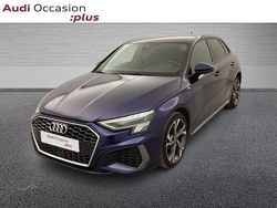 Bleu navarre métallisé Occasion 2023 Audi A3 Sportback e-tron S-Line Citadine | 28 890 € (Super prix)