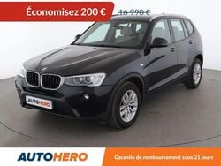 Noir Utilisé 2015 BMW X3 Sport Line SUV | 16 790 € (Bon prix)