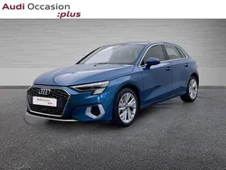 Bleu atoll métallisé Utilisé 2022 Audi A3 Design | 27 945 € (Bon prix)