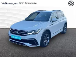Blanc Utilisé 2021 VW Tiguan R-line SUV | 35 489 € (Prix juste)