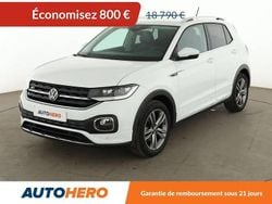 Blanc Utilisé 2020 VW T-Cross R-line SUV | 17 990 € (Prix juste)
