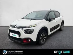 Blanc Utilisé 2021 Citroën C3 PureTech Citadine | 12 490 € (Prix assez cher)
