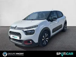 Blanc Utilisé 2021 Citroën C3 PureTech Citadine | 11 990 € (Prix assez cher)