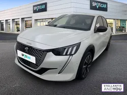 Blanc Utilisé 2021 Peugeot e-208 GT Citadine | 15 790 € (Prix juste)