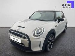 White silver metallic Occasion 2022 Mini Cooper SE Hatch Citadine | 15 890 € (Prix juste)