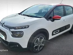 Blanc banquise (o) Utilisé 2022 Citroën C3 PureTech Citadine | 10 580 € (Bon prix)