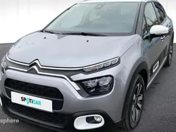 Gris acier (m) blanc opale Utilisé 2022 Citroën C3 PureTech Citadine | 11 680 € (Prix juste)