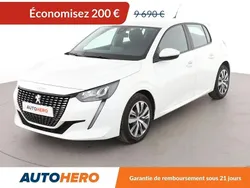 Blanc Utilisé 2020 Peugeot 208 Active Citadine | 9 490 € (Prix juste)