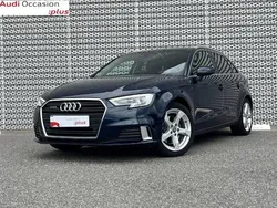 Bleu cosmos métallisé Utilisé 2018 Audi A3 Sport | 23 990 € (Bon prix)
