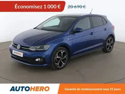 Bleu Utilisé 2021 VW Polo R-line Citadine | 19 690 € (Prix juste)