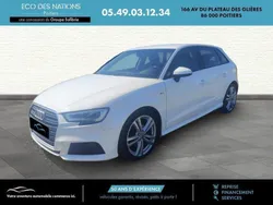 Blanc Utilisé 2019 Audi A3 Sportback S-line plus Berline | 19 900 €