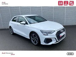 Blanc ibis Utilisé 2023 Audi A3 Sportback e-tron S-Line Berline | 34 890 € (Prix juste)