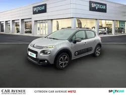 Gris acier noir onyx Utilisé 2020 Citroën C3 PureTech Citadine | 9 890 € (Bon prix)