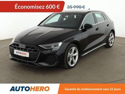 Noir Utilisé 2024 Audi A3 S-Line Berline | 35 390 € (Prix juste)