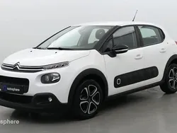 Blanc Utilisé 2019 Citroën C3 PureTech Citadine | 9 799 € (Bon prix)
