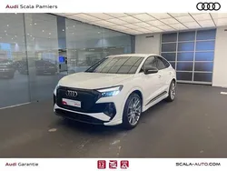 Blanc glacier métallisé Utilisé 2022 Audi Q4 Sportback e-tron S-Line SUV | 41 990 € (Prix juste)