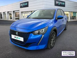 Bleu Utilisé 2021 Peugeot e-208 Allure Citadine | 14 490 € (Prix juste)