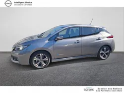 Gris Utilisé 2020 Nissan Leaf Tekna Citadine | 14 970 € (Prix juste)
