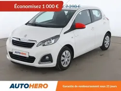Blanc Utilisé 2015 Peugeot 108 Envy Citadine | 6 290 € (Prix juste)