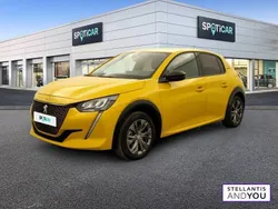 Jaune Utilisé 2022 Peugeot e-208 Style Citadine | 17 290 € (Prix juste)