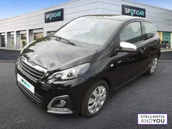Noir Utilisé 2017 Peugeot 108 Style Citadine | 10 490 € (Prix assez cher)
