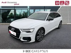 Blanc glacier métallisé Utilisé 2024 Audi A6 Competition Break | 65 490 €